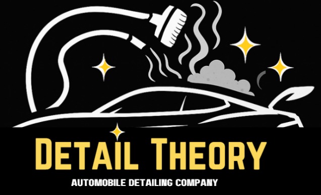 Detail Theory company logo small, gold and black